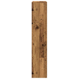 Room Divider Bookcase 4-Tier Old Wood 143.5x29x143.5 cm Engineered Wood 858001