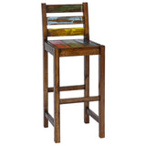 Bar Stools 2 pcs Solid Reclaimed Wood 245800