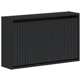Wall-Mounted Shoe Cabinet ARNHEM 71 x 17 x 43 cm Black 896626