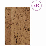 Decor Panels 50 pcs Old Wood 40 x 60 x 0.27 cm Engineered Wood 885612