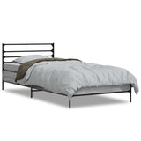 Bed Frame without Mattress Grey Sonoma 90x200 cm 845585