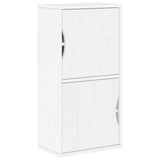 5 Piece TV Units with Storage ODDA White Solid Wood Pine 3365375