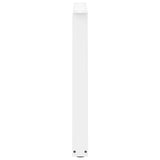 Dining Table Legs V-Shape 2 pcs White 100x cm Steel 4012581