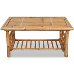 ZNTS Coffee Table Bamboo 90x50x45 cm 243713