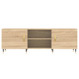 TV Cabinet Sonoma Oak 150x30x50 cm Engineered Wood 829079