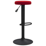Bar Stools 2 pcs Wine Red Velvet 333149