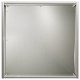 Garden Planter 2 pcs Silver 35 x 35 x 35 cm Stainless Steel 8004961