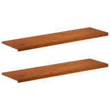 Window Sills 2 pcs Brown 160 x 40 x 2 cm Solid Oak Wood 42050007