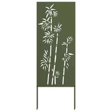 Garden Privacy Screen Olive green 50 x 140 cm Cold-rolled steel 876297