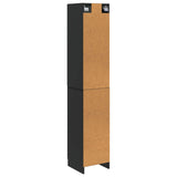 Cabinet Set 2 pcs Black 33 x 34.5 x 87 cm Engineered Wood 3416971