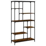 Bookshelf 10-Tier 99 x 35.5 x 176 cm Smoked Oak 835411