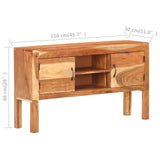 Sideboard 116x30x66 cm Solid Acacia Wood 320476