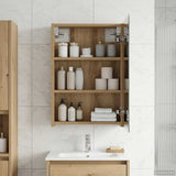Bathroom Mirror Cabinet Artisan Oak 40 x 10.5 x 60.5 cm 889030