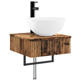 Bathroom Cabinet Set 5 pcs Old Wood Engineered Wood 3406285