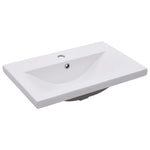 ZNTS Bathroom Furniture Set White Engineered Wood 3071180