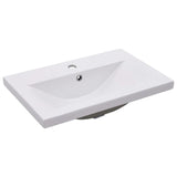 ZNTS Bathroom Furniture Set White Engineered Wood 3071180