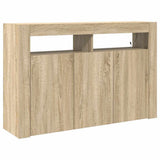 Sideboard Sonoma Oak 116 x 30 x 75 cm Engineered Wood 3333878