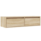 TV Cabinet with LED Lights Sonoma Oak 100X35.5x25 cm 860240