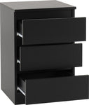 ZNTS Malvern 3 Drawer Bedside 100-103-070