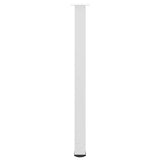 Bar Table Legs 4 pcs White 110-112 cm Steel 4012481