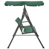 Garden Swing Bench Green 170 cm Textilene and Steel 363323