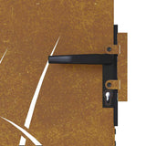 Garden Gate 100x150 cm Corten Steel Grass Design 153229