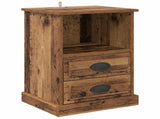 Bedside Cabinet Old Wood 36 x 43 x 60 cm Engineered Wood 881396