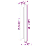 Cabinet Handles 20 pcs Gold 192 mm Stainless Steel 3203647