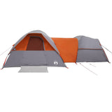 Camping Tent 5-Person Grey and Orange Waterproof 4009589