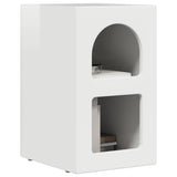Bedside Table 2 pcs High Gloss White 29.5 x 33.5 x 50 cm 891233