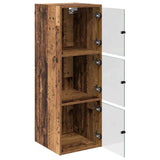 Wall Cabinet Old Wood 35 x 37 x 102 cm Engineered Wood 882907