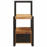 Valet Stand with Drawer Brown 40 x 40 x 90 cm Solid Mango Wood 4015985