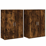 Sideboards 2 pcs Smoked Oak 60x31x84 cm Engineered Wood 3276571