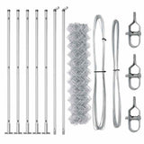 Welded Wire Fence with Concrete Base 10 x 1 m 3351293