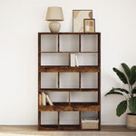 Bookcase Smoked Oak100x33x156.5 cm Engineered Wood 3309370