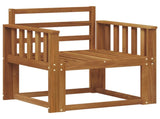 Outdoor Sofa Solid Acacia Wood Natural 3436226