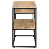 TV Cabinet 180x30x50 cm Rough Mango Wood 321620