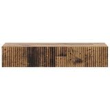 Wall-Mounted Side Table Old Wood 87.5 x 34.5 x 17 cm 898503