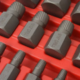 25 Piece Multi-Spline Screw Extractor Set Steel 210381
