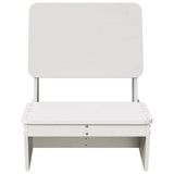 Garden Chairs 2 pcs White 60x64x70.5 cm Solid Wood Pine 859313