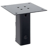 Post Bases Square 12 pcs Anthracite 46x46 mm Powder-coated Steel 42000019