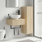 Bathroom Furniture Set 2 pcs Sonoma Oak 33 x 34.5 x 100 cm 3406095