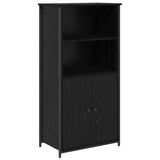 Highboard Black Oak 62 x 36 x 121.5 cm Engineered Wood 882256