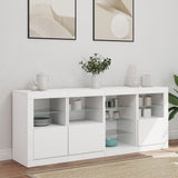 Sideboard with LED Lights White 164x37x67 cm 3209051