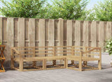 Outdoor Sofa Set 4 pcs White 185.5 x 126.5 x 73 cm 3387573