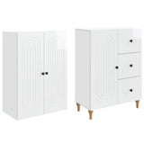 Cabinet Set 2 pcs 66 x 34.5 x 90 cm Engineered Wood 3416479