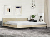 Bed Frame without Mattress Sonoma Oak 180x200 cm Super King 3280013