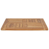 Table Top Teak Solid Teak Wood 60x60 cm Durable Teak Table Top 48988