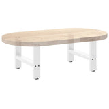 Coffee Table Legs White 2 pcs 50x cm Steel 4013281