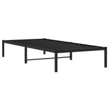 Metal Bed Frame without Mattress Black 90x190cm 373647